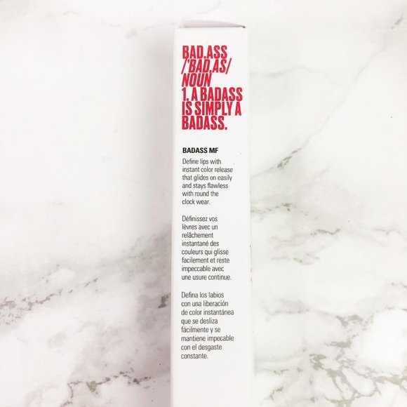 NIB UOMA Beauty Badass MF Matte Filler Lip Liner in Ross (Rose Red) - Picture 5 of 5